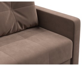 Диван двухместный Мартин Велюр Монолит мокко