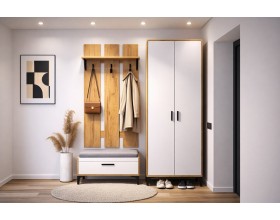 Тумба АВ (ТК) 90.1 белый-дуб крафт