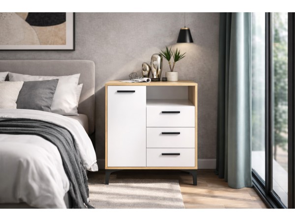 Тумба АВ (ТК) 70.1-3 белый-дуб юкон