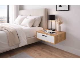 Тумба КнТ (ТнК) 90-1 белая-дуб крафт