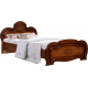 Кровать СП 002-08 серии Зара "Щара" цвет орех ширина спального места 120 см