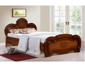 Кровать СП 002-08 серии Зара "Щара" цвет орех ширина спального места 90 см
