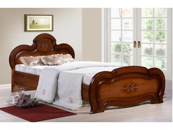 Кровать СП 002-08 серии Зара "Щара" цвет орех ширина спального места 120 см