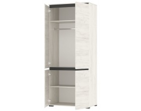 Гостиная "ГРЕТТА" композиция №3 Дуб Крафт белый - Антрацит