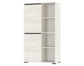 Гостиная "ГРЕТТА" композиция №7 Дуб Крафт белый - Антрацит