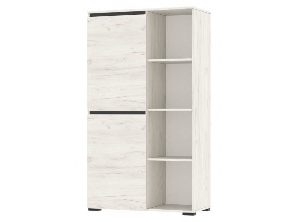 Гостиная "ГРЕТТА" композиция №7 Дуб Крафт белый - Антрацит