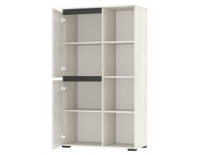 Гостиная "ГРЕТТА" композиция №7 Дуб Крафт белый - Антрацит