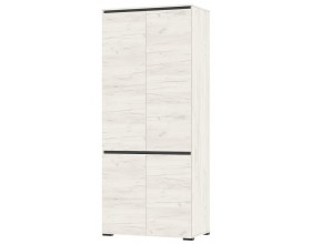 Гостиная "ГРЕТТА" композиция №7 Дуб Крафт белый - Антрацит