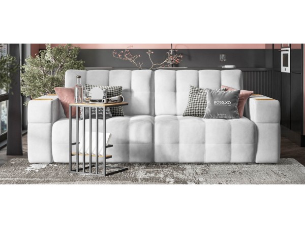 Босс ХО Стол-приставка Дымчатый Крафт (МДФ)