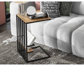 Босс ХО Стол-приставка Дымчатый Крафт (МДФ)