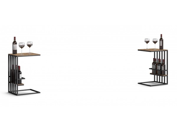 Босс ХО Стол-приставка Дымчатый Крафт (МДФ)