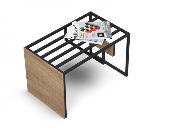 Босс ХО Стол-приставка Дымчатый Крафт (МДФ)