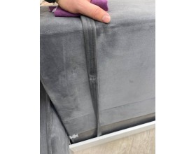 40/004 Уценка! Норд двухместный диван Велюр Монолит серый