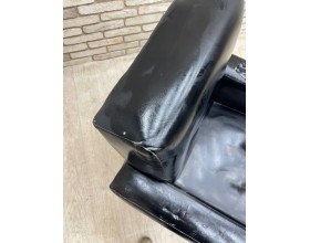 40/015 Уценка! Кресло Аккорд подлокотники квадратные Экокожа Чёрная