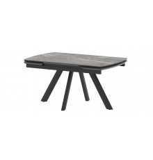 Стол Бастет MC120(180)F Серый Мрамор матовый