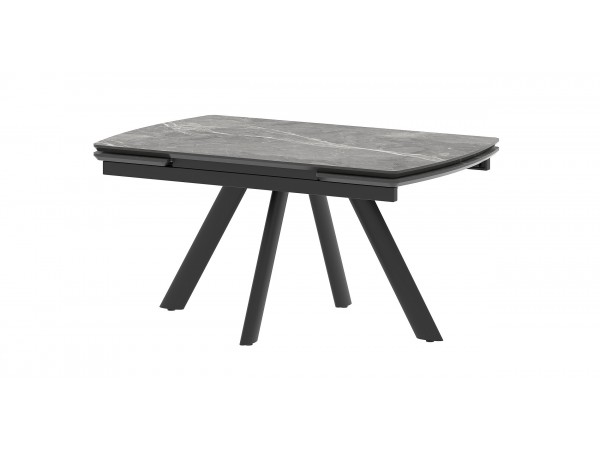 Стол Бастет MC120(180)F Серый Мрамор матовый