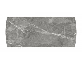 Стол Бастет MC120(180)F Серый Мрамор матовый