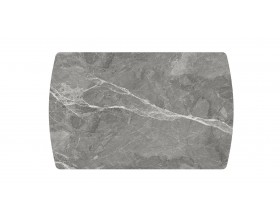 Стол Бастет MC120(180)F Серый Мрамор матовый