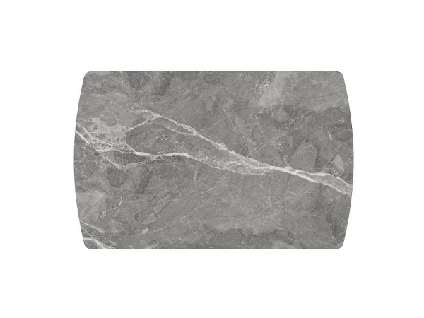 Стол Бастет MC120(180)F Серый Мрамор матовый