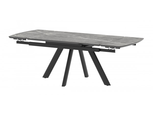 Стол Бастет MC120(180)F Серый Мрамор матовый