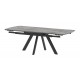 Стол Бастет MC120(180)F Серый Мрамор матовый
