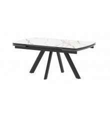 Стол Бастет MC138(198)F Бело-золотой Мрамор матовый
