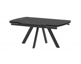 Стол Бастет MC138(198)F Черный Мрамор матовый