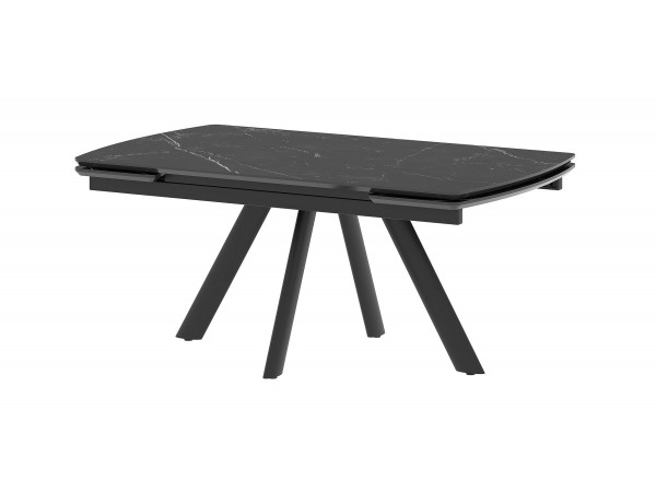 Стол Бастет MC138(198)F Черный Мрамор матовый