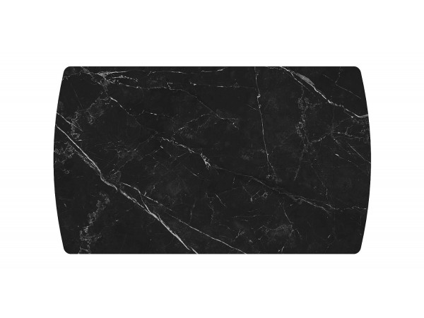 Стол Бастет MC138(198)F Черный Мрамор матовый