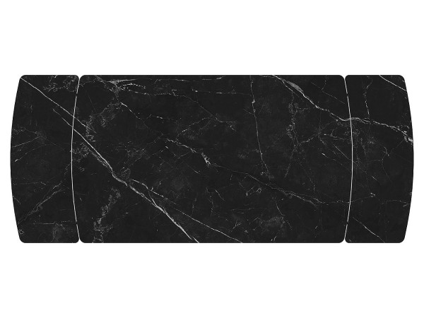 Стол Бастет MC138(198)F Черный Мрамор матовый