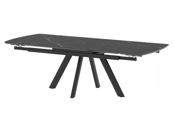 Стол Бастет MC138(198)F Черный Мрамор матовый