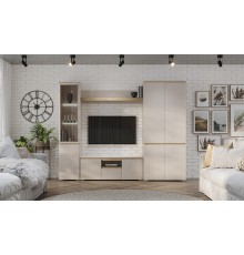 Гостиная "ГРЕТТА" композиция №10 Кашемир-Дуб Экспресив песочный