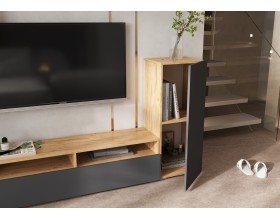 Гостиная Верона Графит, Дуб Крафт