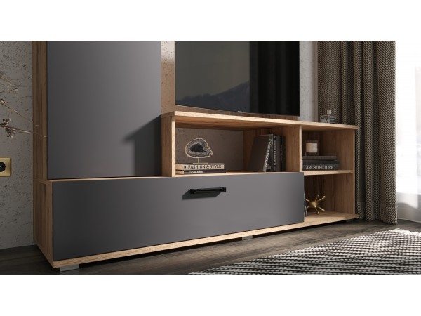 Гостиная Мини Графит, Дуб Крафт