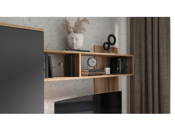 Гостиная Мини Графит, Дуб Крафт