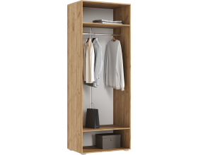 Нэнси NEW Шкаф 2-створчатый 800 Дуб Крафт, Дуб Крафт