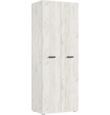 Нэнси NEW Шкаф 2-створчатый 800 Дуб Крафт Белый, Дуб Крафт Белый