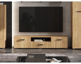 Нэнси NEW Тумба ТВ 1600 Дуб Крафт, Дуб Крафт