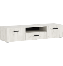 Нэнси NEW Тумба ТВ 1600 Дуб Крафт Белый, Дуб Крафт Белый