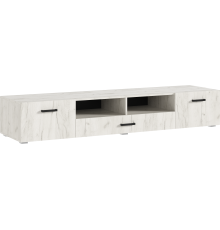 Нэнси NEW Тумба ТВ 2000 Дуб Крафт Белый, Дуб Крафт Белый