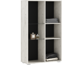 Нэнси NEW Шкаф-витрина Дуб Крафт Белый