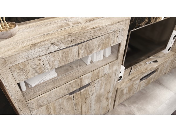 Ривьера Гостиная Дуб Юкон, Бетон темный