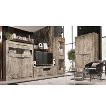 Ривьера Гостиная Дуб Юкон, Бетон темный