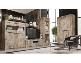 Ривьера Гостиная Дуб Юкон, Бетон темный