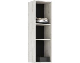 Нэнси LOFT Пенал навесной Дуб Крафт Белый, Дуб Крафт Белый