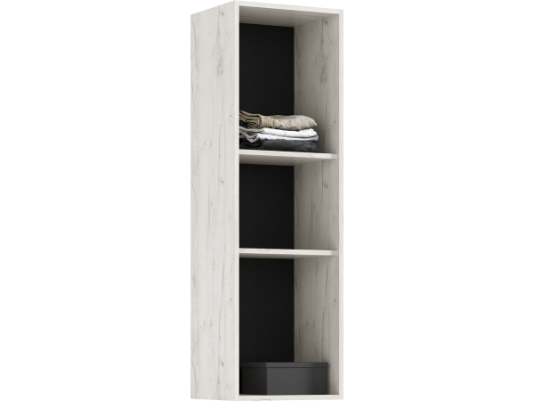 Нэнси LOFT Пенал навесной Дуб Крафт Белый, Дуб Крафт Белый