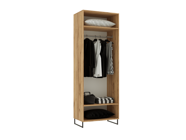 Нэнси LOFT Шкаф 2-створчатый 800 Дуб Крафт, Дуб Крафт