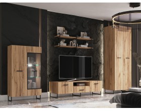 Нэнси LOFT Шкаф 2-створчатый 800 Дуб Крафт, Дуб Крафт