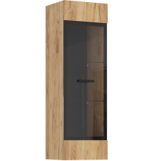 Нэнси LOFT Пенал-витрина навесной Дуб Крафт, Дуб Крафт