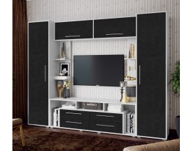 Гостиная Гармония Пластер Блэк, Белый